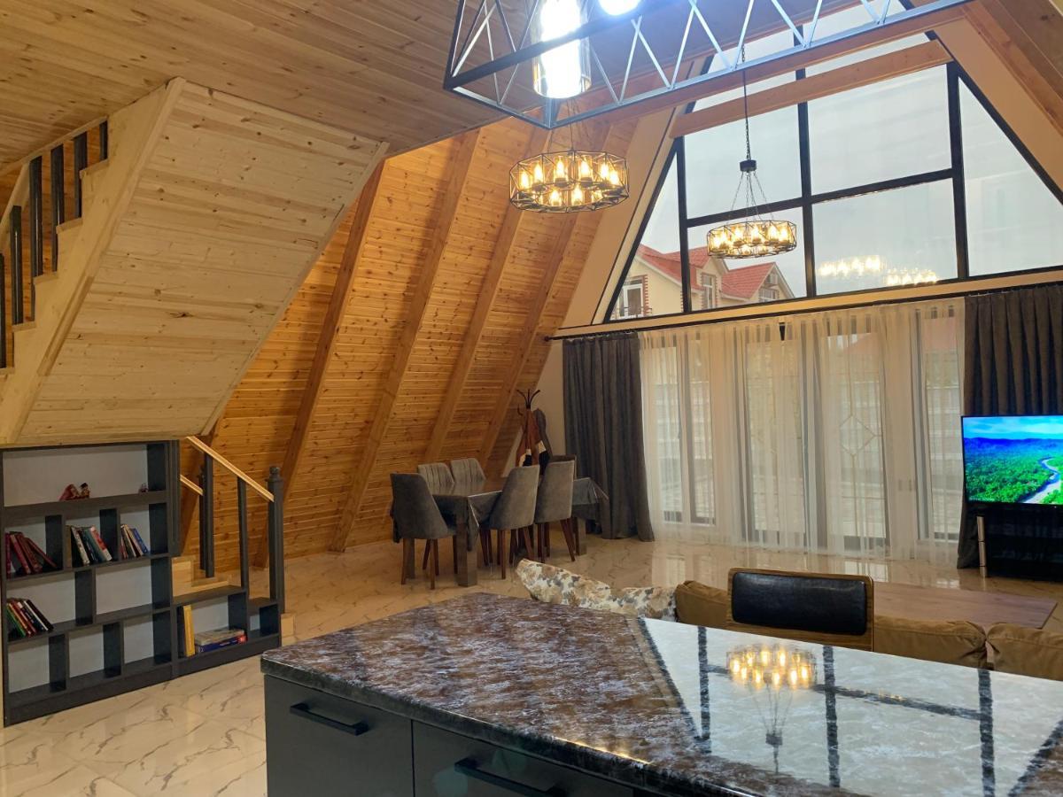 Qafqaz Family Chalet Villa Gabala Eksteriør bilde