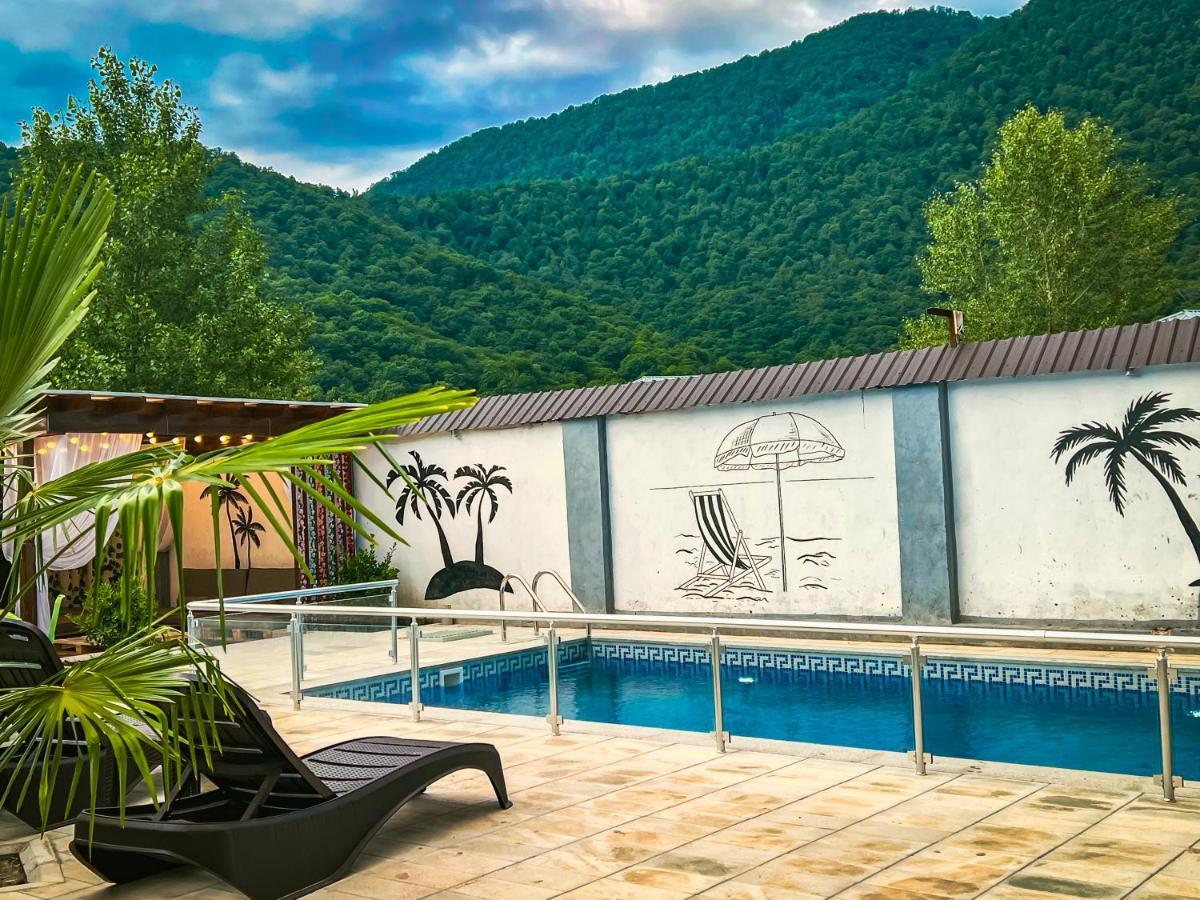 Qafqaz Family Chalet Villa Gabala Eksteriør bilde