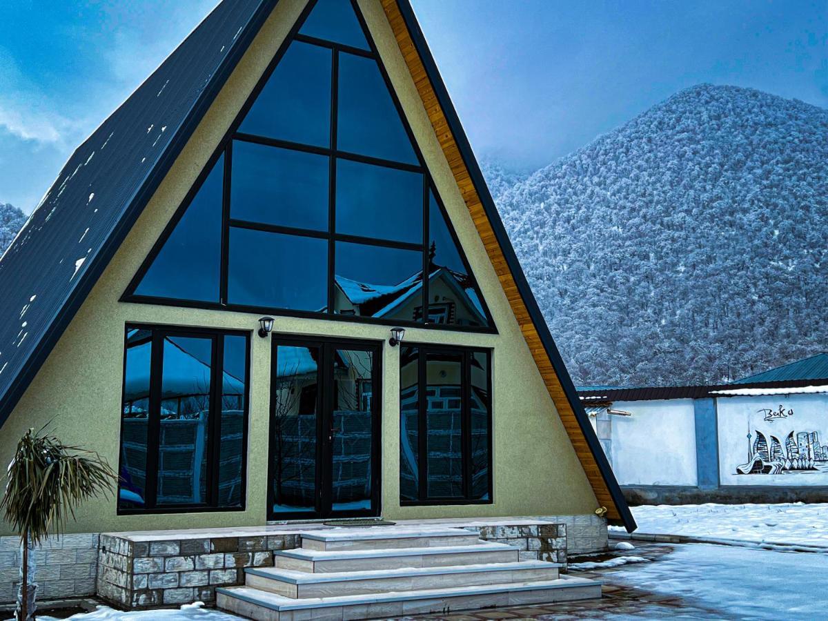 Qafqaz Family Chalet Villa Gabala Eksteriør bilde